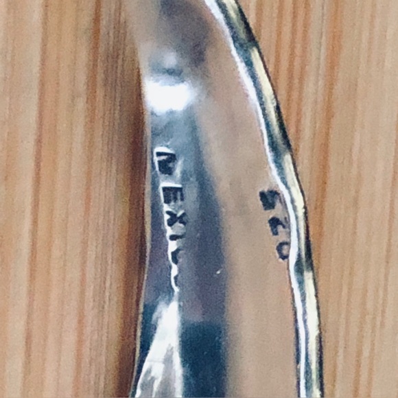 $118 Sterling & Gold Estate Cuff Marked MEXICO 925 - Picture 3 of 6